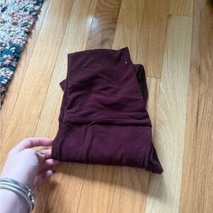 lululemon athletica Burgundy Leggings